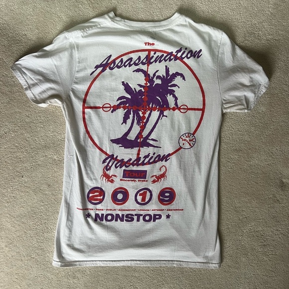 Authentic drake Assassination Vacation European Tour shirt from Dublin show - Picture 2 of 4
